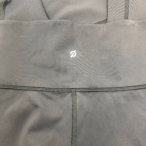 Peloton Black Scalloped Hems Leggings Size S - Picture 4 of 5